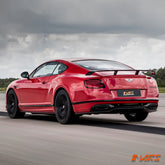 SuperSports Style Complete Rear Bumper Bar Bodykit with Carbon lip spoiler for Bentley Continental 3W Coupe 2012-2018